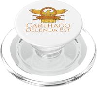 Citation Latine de la Rome Antique SPQR Eagle - Carthago Delenda Est PopSockets PopGrip pour MagSafe