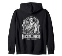 Citation Latine de Marcus Tullius Cicero Speak for Rome Sweat à Capuche
