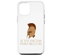 Citation Latine - Si Vis Pacem Para Bellum - Casque Spartiate Coque pour iPhone 12/12 Pro