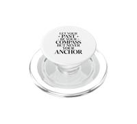 Citation Let Your Past Be Your Compass But Never Your Anchor PopSockets PopGrip pour MagSafe