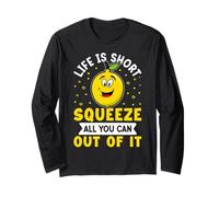 Citation « Life Is Short » pour support de limonade Manche Longue