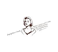 Citation L'imperfection est une folie de beauté Stickers artistiques en vinyle 42x95.2cm Décoration de magasin Café