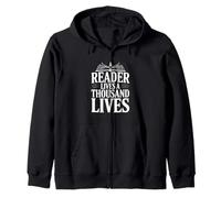 Citation littéraire A Reader Lives A Thousand Lives Sweat à Capuche