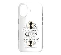 Citation littéraire My Feelings are Not Often Understood Coque pour iPhone 17