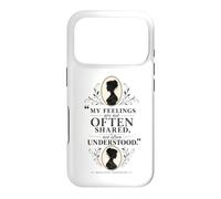 Citation littéraire My Feelings are Not Often Understood Coque pour iPhone 17 Pro