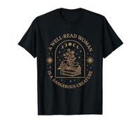 Citation littéraire Mystique féministe A Well-Read Woman Power T-Shirt