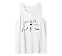 Citation Manuscrite Positive Be Real Not Perfect Débardeur