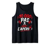 Citation Marcheuse Santé 10 000 Pas Humour Marche apéro Débardeur