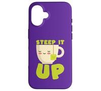 Citation Mignonne pour Les Amateurs de thé Coque pour iPhone 16