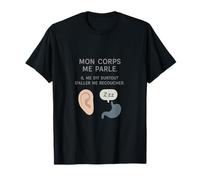 Citation Mon corps me parle Zzz Humour Sommeil T-Shirt