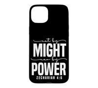 Citation Motivante : Ni par la Force, ni par Le Pouvoir Coque pour iPhone 15 Plus