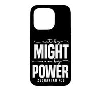 Citation Motivante : Ni par la Force, ni par Le Pouvoir Coque pour iPhone 15 Pro