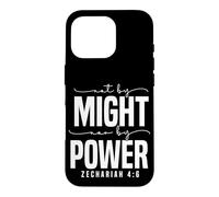 Citation Motivante : Ni par la Force, ni par Le Pouvoir Coque pour iPhone 16 Pro