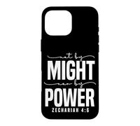 Citation Motivante : Ni par la Force, ni par Le Pouvoir Coque pour iPhone 16 Pro Max