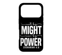 Citation Motivante : Ni par la Force, ni par Le Pouvoir Coque pour iPhone 17 Pro