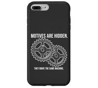 Citation « Motives are Hidden Same Machine Good Evil Gears » Coque pour iPhone 7 Plus/8 Plus