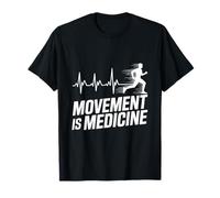 Citation Movement is Medicine Runner Fitness Athletic Lifestyle T-Shirt
