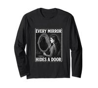 Citation mystère d'horreur Every Mirror Hides a Door Manche Longue