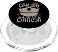Citation Nautique Calm Sea Never Made A Skilled Sailor PopSockets PopGrip pour MagSafe