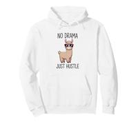 Citation No Drama Just Hustle Llama Sweat à Capuche