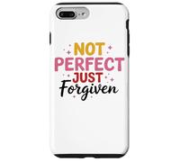 Citation « Not Perfect Just Forgiven » Coque pour iPhone 7 Plus/8 Plus