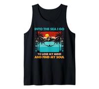 Citation « Open Water Swimming Into The Sea I Go Soul » Débardeur