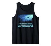 Citation « Open Water Swimming Into The Sea I Go Soul » Débardeur