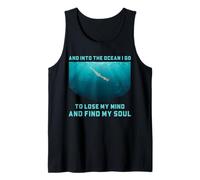 Citation « Open Water Swimming Into The Sea I Go Soul » Débardeur