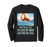 Citation « Open Water Swimming Into The Sea I Go Soul » Manche Longue