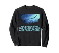 Citation « Open Water Swimming Into The Sea I Go Soul » Sweatshirt