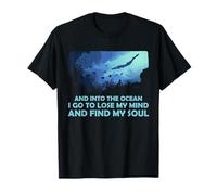 Citation « Open Water Swimming Into The Sea I Go Soul » T-Shirt