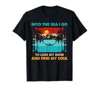Citation « Open Water Swimming Into The Sea I Go Soul » T-Shirt