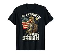 Citation Patriotique Her Strength is The Nation's Strength T-Shirt