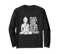 Citation « Peace Comes from Within Don't Seek It Without Buddha » Manche Longue
