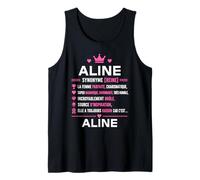 Citation personnalisé Aline Humour définition prénom Aline Débardeur