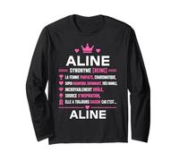 Citation personnalisé Aline Humour définition prénom Aline Manche Longue