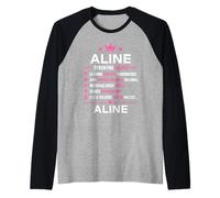 Citation personnalisé Aline Humour définition prénom Aline Manche Raglan