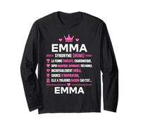 Citation personnalisé Emma Humour définition prénom Emma Manche Longue