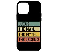 Citation personnalisée Amusante Lucus The Man The Myth The Legend Coque pour iPhone 12 Mini