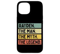 Citation personnalisée Amusante Rayden The Man The Myth The Legend Coque pour iPhone 15