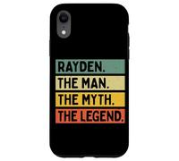 Citation personnalisée Amusante Rayden The Man The Myth The Legend Coque pour iPhone XR