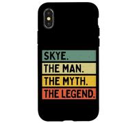 Citation personnalisée Amusante Skye The Man The Myth The Legend Coque pour iPhone X/XS