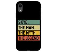 Citation personnalisée Amusante Skye The Man The Myth The Legend Coque pour iPhone XR