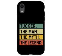 Citation personnalisée Amusante « The Man The Myth The Legend » de Tucker Coque pour iPhone XR