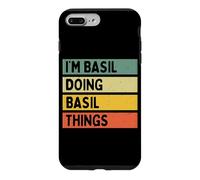Citation personnalisée Humoristique I'm Basil Doing Basil Things Coque pour iPhone 7 Plus/8 Plus