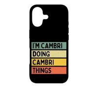 Citation personnalisée Humoristique I'm Cambri Doing Cambri Things Coque pour iPhone 17