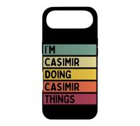 Citation personnalisée Humoristique I'm Casimir Doing Casimir Things Coque pour iPhone Air