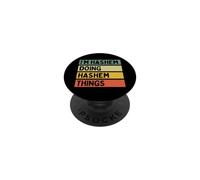 Citation personnalisée Humoristique I'm Hashem Doing Hashem Things PopSockets PopGrip Adhésif