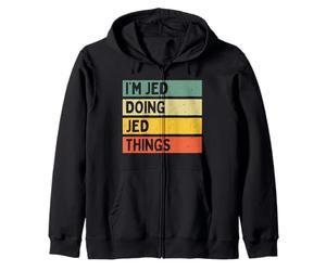 Citation personnalisée Humoristique I'm Jed Doing Jed Things Sweat à Capuche