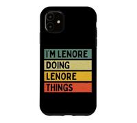 Citation personnalisée Humoristique I'm Lenore Doing Lenore Things Coque pour iPhone 11